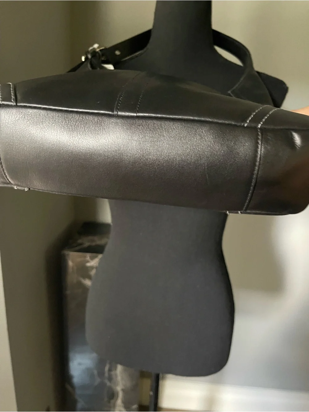Coach Hobo Classic Black Leather Shoulder Bag - NWT